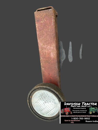 IH Tractor Headlight W/Bracket Antique Tractor