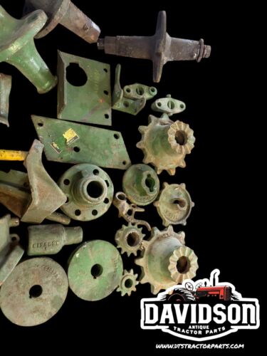 Large John Deere Implement Parts Lot New Old Stock Sprockets Spindles Pulleys
