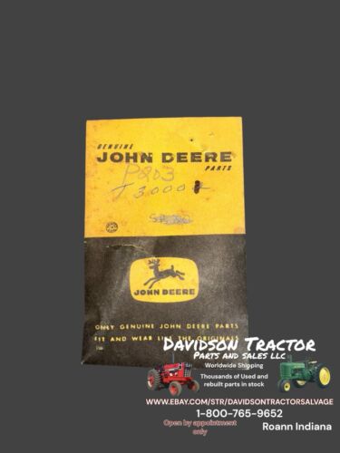 Genuine John Deere T30001 Fuel Injector Pump Spring 2020 2510  New Old Stock