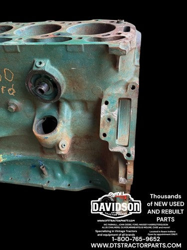 Ford 4000 3 Cyl Diesel Engine Block DONN6015L Good Bare Block Antique Tractor