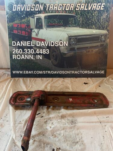 Farmall H Tractor IH engine motor water side jacket cover panel & vent tube
