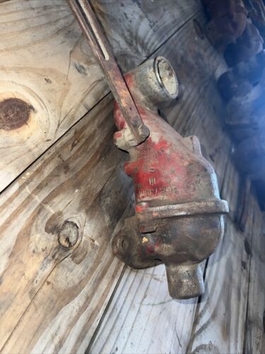 Farmall Super M IH tractor thermostat housing holder bracket tube to radiator