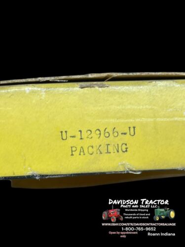 U-12966-U Genuine John Deere Packing New Old Stock