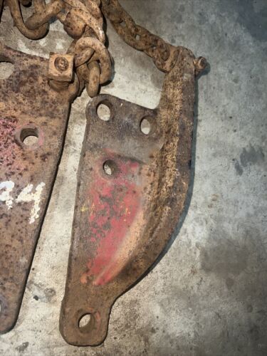 International Harvester 424 Hitch Brackets Antique Tractor PAIR