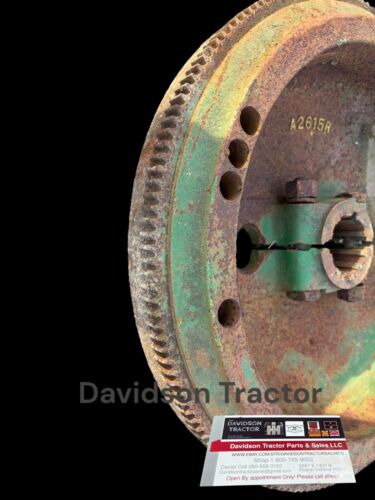 John Deere A JD Tractor Electric start flywheel A2615R w/ starter ring gear