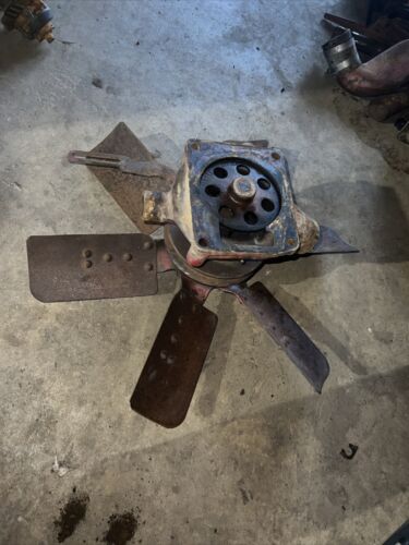 McCormick Super WD9 Water Pump Fan Assembly Antique Tractor