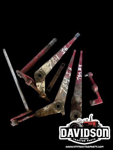 International 784 Hydraulic Handle Linkage Set Antique Tractor
