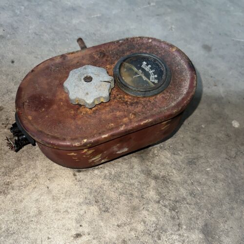 Farmall H M IH tractor ORIGINAL amp gauge box w/ light switch