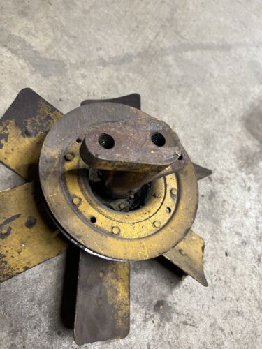 International Cub 154 low boy IH Tractor engine motor fan assembly w/ pulley