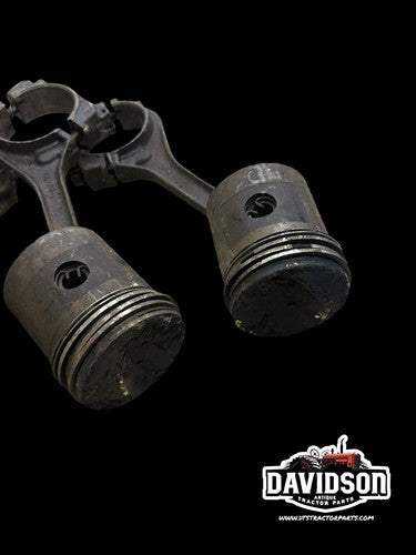 Minneapolis Moline RTU Pistons W/Connecting Rods STD Antique Tractor