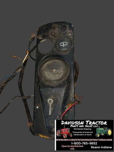 John Deere 420 Dash Panel Instrument Panel W/wiring Antique Tractor