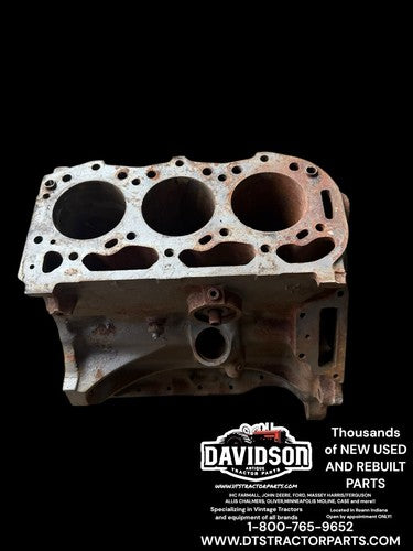 Ford 4000 3 Cyl Diesel Engine Block DONN6015J Good Bare Block Antique Tractor