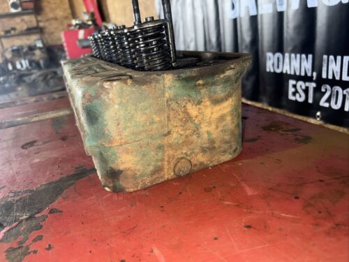Oliver 66 gas Tractor OL WHITE 1974-75 244 engine motor 4 cylinder head & valves