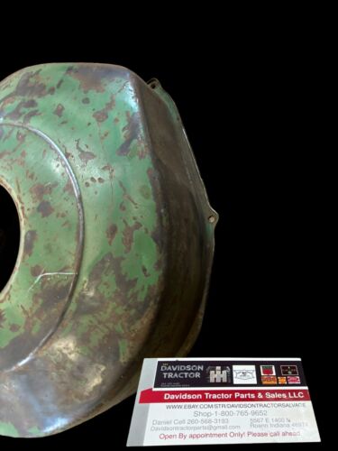 John Deere A JD tractor electric start flywheel cover panel guard