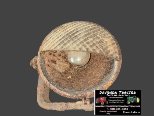 John Deere Headlight With Bracket  Antique Tractor Vintage Headlight