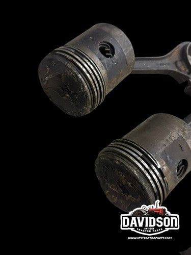 Minneapolis Moline RTU Pistons W/Connecting Rods STD Antique Tractor
