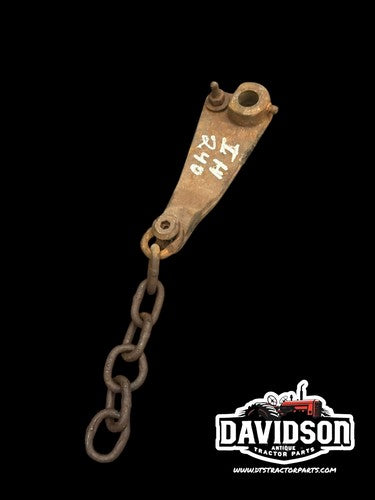 International 240 Utility Hitch Bracket W/Chain Antique Tractor