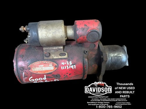 IH Farmall 826 310 German Diesel Good Used Starter 1113197 Antique Tractor