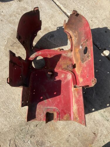 Farmall 300 RC Tractor IH dash cowling valve cover tachometer cover & light post