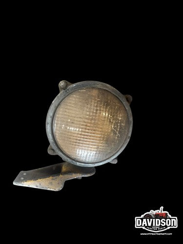 Caterpillar Crawler Dozer Headlight W/Bracket Antique Tractor