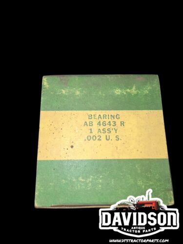 Genuine John Deere 50 520 Connecting Rod Bearing New Old Stock