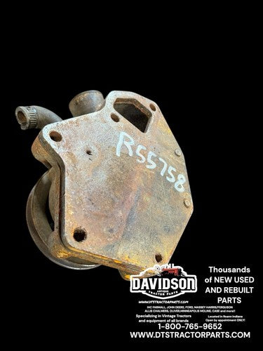 Good Used R55758 Water Pump w Pulley Fits John Deere 820 830 1020 1520 1530 2020