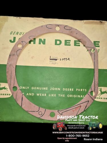 Genuine John Deere D299R  New Old Stock Gasket