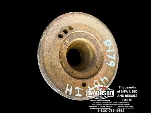 International 484 D-179 Pulley-front Crankshaft 1808484C1 Antique Tractor