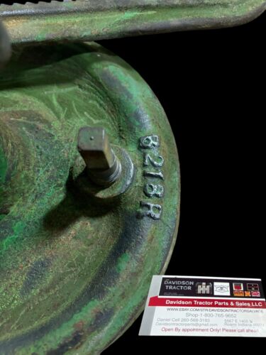 Unstyled John Deere B tractor JD left brake assembly with pedal B218R