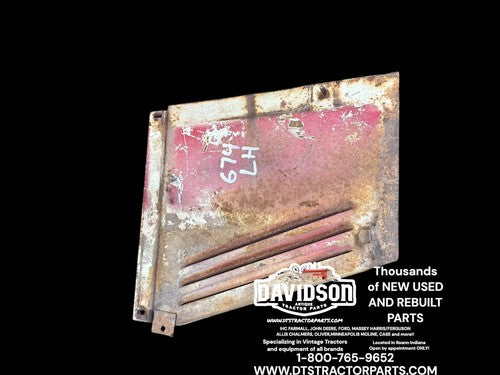 1973 International IH 674 Tractor Left Side Hood Panel