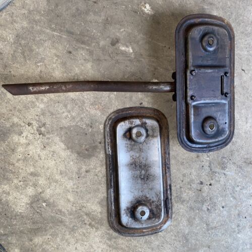 Farmall MD M Diesel Tractor IH IHC engine motor side cover panel PAIR