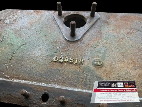 John Deere Styled D Radiator Top Housing Tank D2951R Antique Tractor