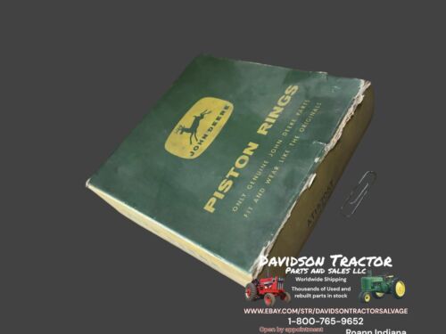 NOS GENUINE JOHN DEERE PISTON RINGS STD AT14706T DOZER CRAWLER