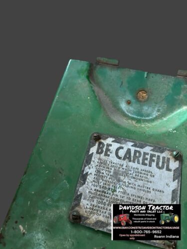 JOHN DEERE 4010 3010 CONTROL SUPPORT COVER AR34886