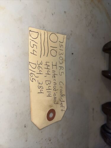 751303R5 Crankshaft IH 444 B414 D154 D165 (10 Over)