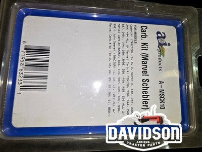 A&I Carburetor Kit Marvel Schebler A-MSCK10 Fits John Deere L LA 1010