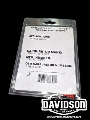 Tisco C528V Carburetor Repair Kit Allis Chalmers