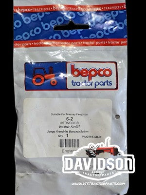 BEPCO U5TW0003B THRUST WASHER KIT 007 MASSEY FERGUSON 35, 50, 35X TRACTOR