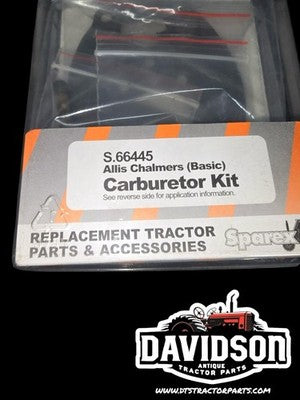 Carburetor Kit Allis Chalmers WD45 D17 TSX-464 TSX-773  (basic) S.66445