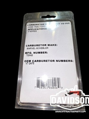 Tisco Carburetor Repair Kit Case Tractors