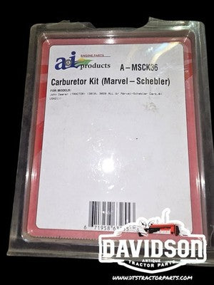 A&I Carburetor Kit Marvel Schebler A-MSCK36 Fits John Deere 3010 3020