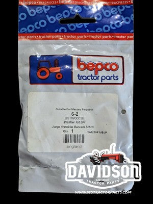 BEPCO U5TW0003B THRUST WASHER KIT 007 MASSEY FERGUSON 35, 50, 35X TRACTOR