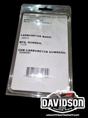 Tisco C509BV Carburetor Repair Kit IHC Super A Super C