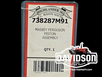 BEPCO 738287M91 Massey Ferguson Piston Assembly 150,135, Tractor