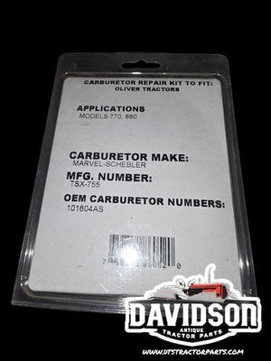 Tisco BK682V Carburetor Repair Kit Oliver Tractor