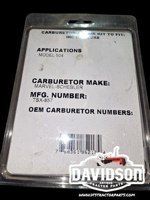 Tisco BK320 Carburetor Repair Kit IHC Tractors