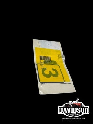 John Deere N191676 New Old Stock Label Decal
