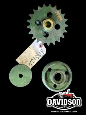 NOS John Deere 127 227 Corn Picker Drive Sprocket With Slip Clutch AJ9310N