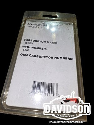 Tisco BK8V Carburetor Repair Kit IHC Tractors