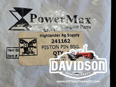 Power Max 241162 Piston Pin Brushing Fits International & Case